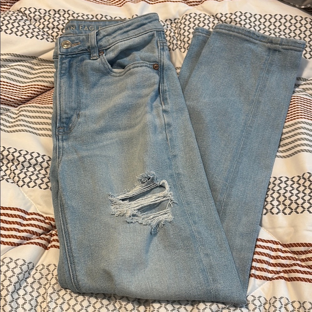 American Eagle Outfitters Light Blue Denim Jeans